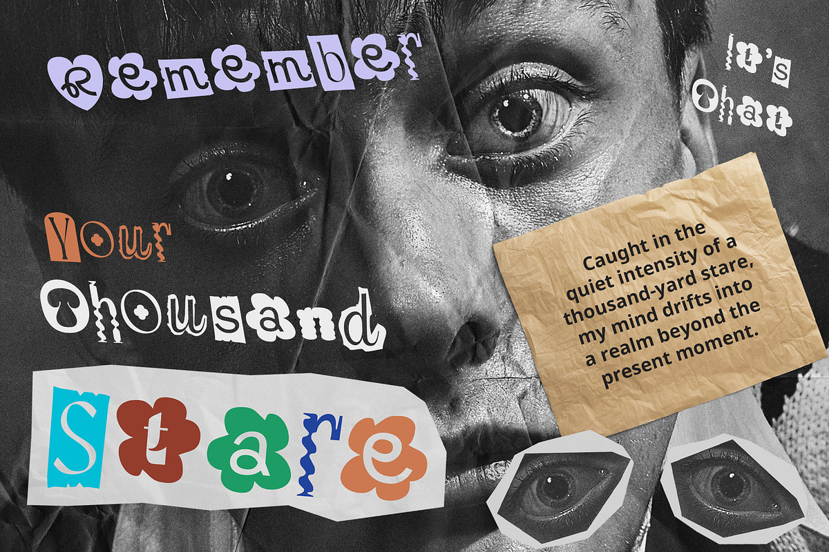 CS Anika – Collage Font, a Sans Serif Font by Craft Supply Co. (Photo 7 of 8)