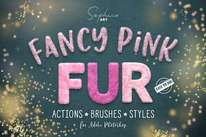 Fanсy Pink Fur Photoshop Effect