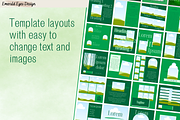 455 Canva Green Instagram Template, a Social Media Template by Emerald Eyes Design (Thumbnail 3 of 12)