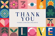 Mosaic Geometrics Shapes & Patterns, a Graphic by Paper Flowers Studio (Thumbnail 8 of 8)