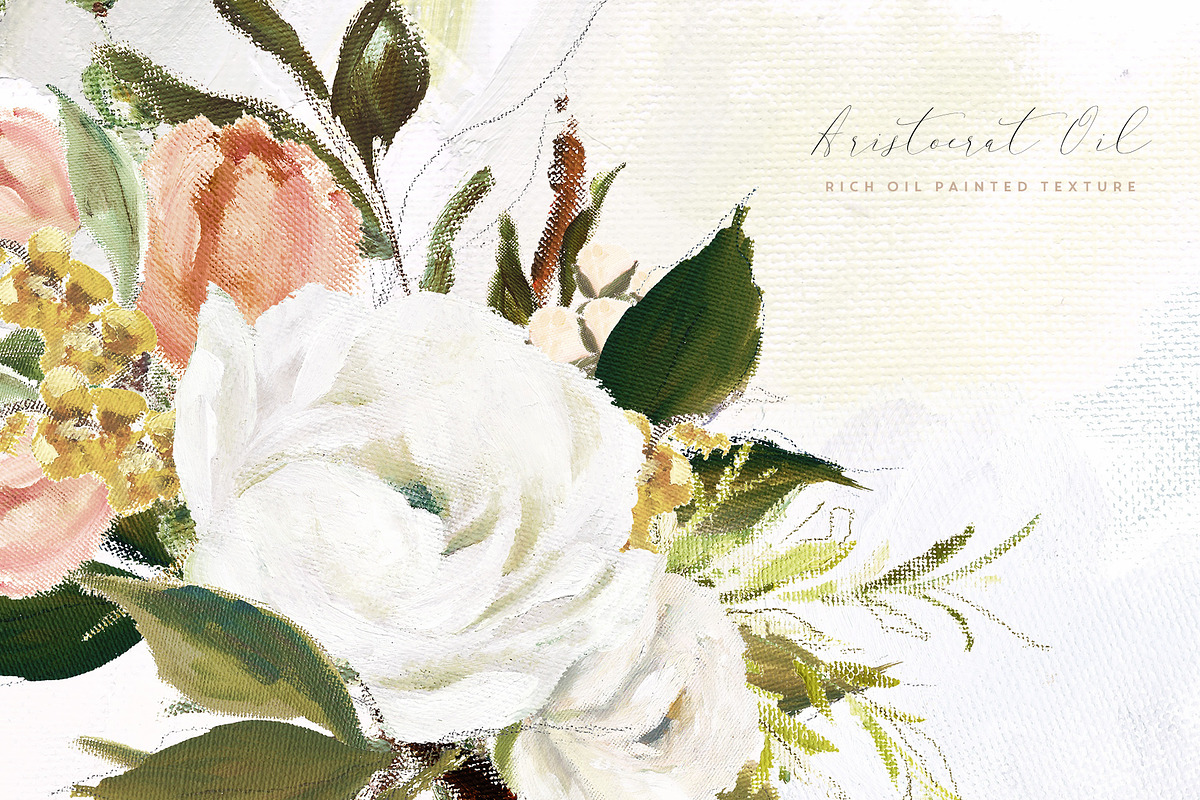 Aristocrat Hand Painted Oil Clip Art, a Texture Illustration by Create The Cut (Photo 10 of 14)