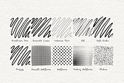 Fine Line Pencils for Procreate, a Brush Add-On by Marshmal Mochi (Thumbnail 2 of 5)