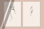 One Line Secret. Line Art Women, a Person Illustration by AnMark (Thumbnail 7 of 10)