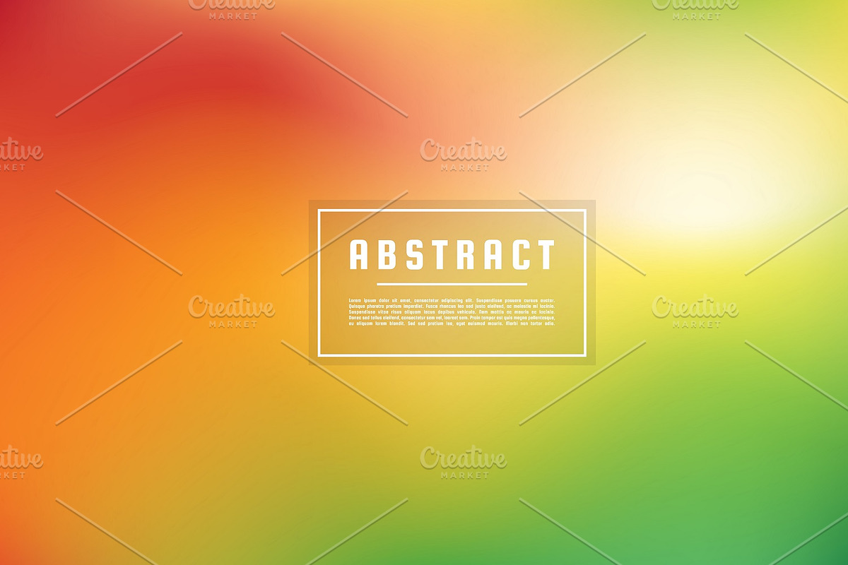 Set of blurred gradient mesh vector, a Background Graphic by Lucky Creative (Photo 4 of 6)