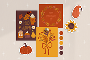 Happy Thanksgiving Kit, a Seasonal Illustration by miumiu (Thumbnail 2 of 15)