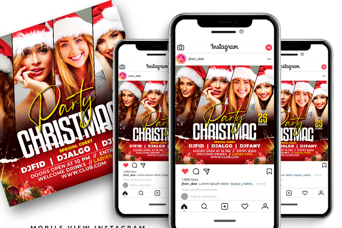 Christmas Flyer, a Flyer Template by AfzaalGraphics (Photo 2 of 2)