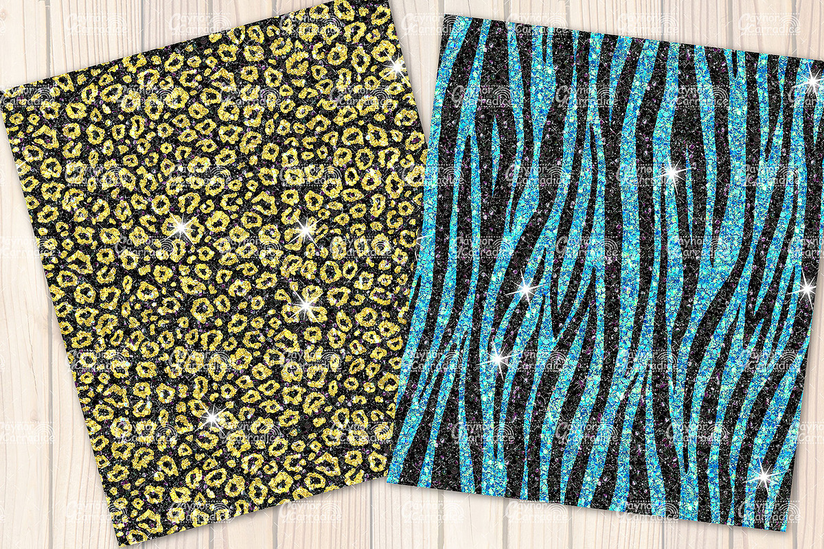 Rainbow animal print glitter, a Pattern Graphic by Gaynor Carradice Designs (Photo 5 of 7)