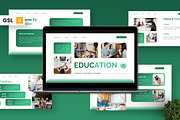 Education - Academy Google Slide, a Presentation Template by Deepslide Studio (Thumbnail 1 of 6)