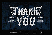 Dead Sky Darkletter Typeface, a Blackletter Font by alit design (Thumbnail 17 of 17)