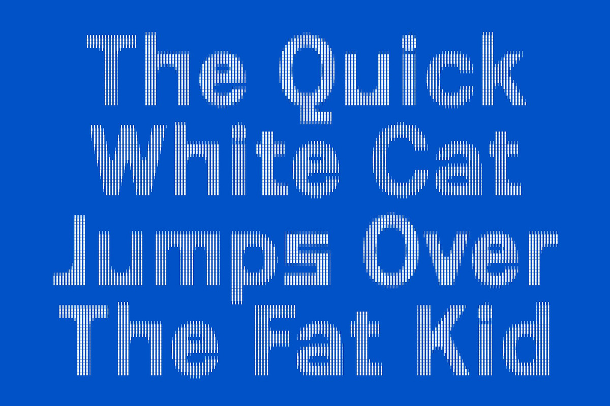 Blazhe Slitscan, a Sans Serif Font by Craft Supply Co. (Photo 6 of 8)