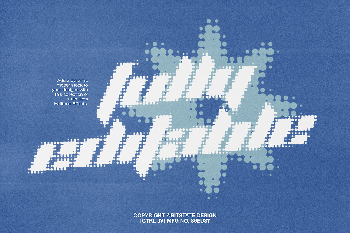 Fluid Dots Halftone Effect, a Layer Style Add-On by Bitstate Design (Photo 4 of 4)