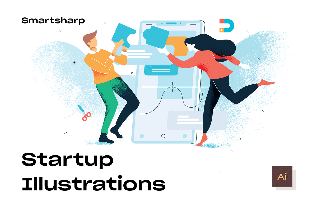 Smartsharp Illustrations, a Templates & Theme by Craftwork (Photo 1 of 6)