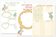 Peter Rabbit Game and clipart, an Education Illustration by AlenaVlasko stock Market (Thumbnail 5 of 7)