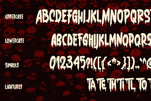 Gloomy Grave - Horror Font