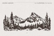 Mountain Landscape Illustrations, an Empty State Illustration by TheMountBirdStudio (Thumbnail 14 of 15)