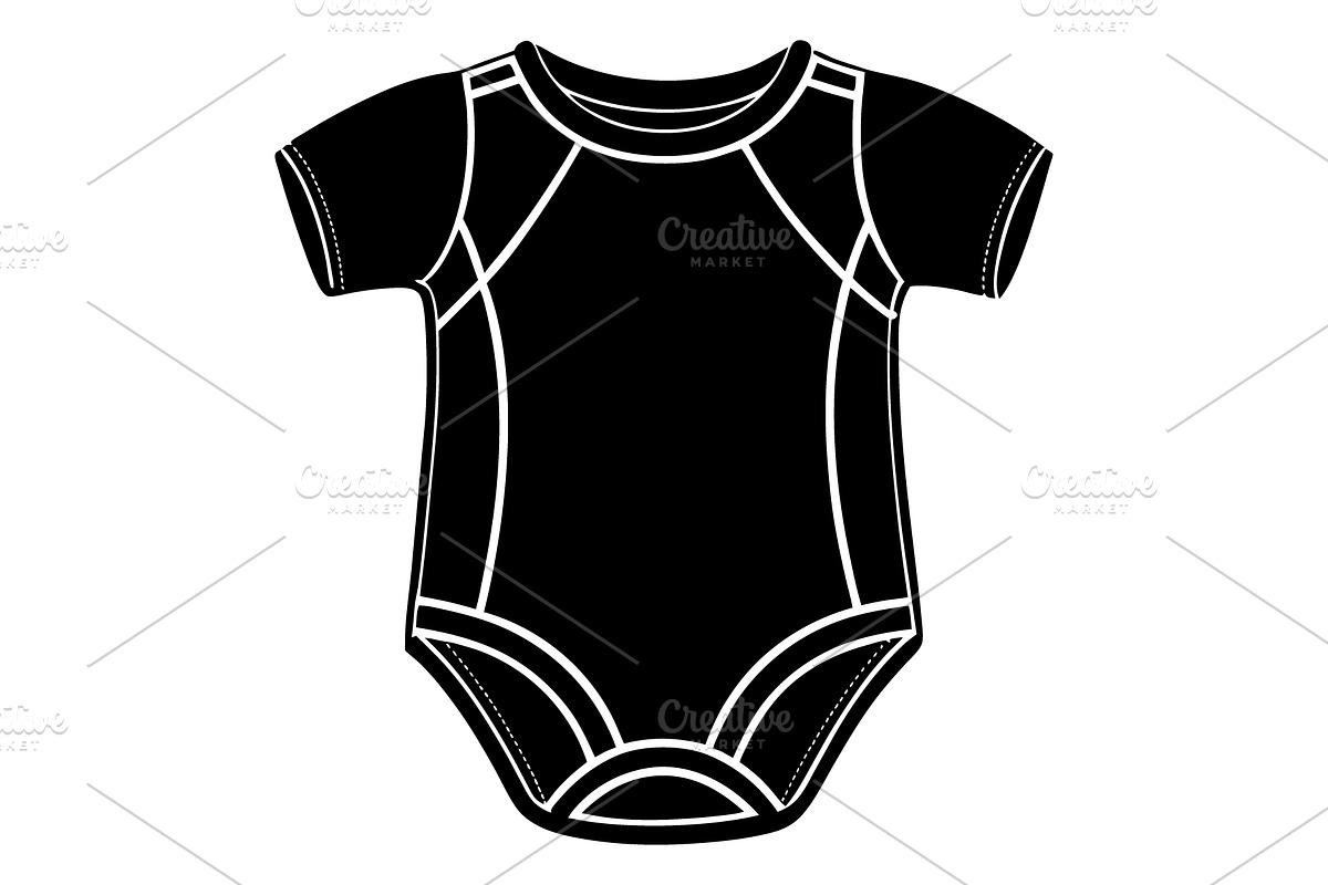 Baby bodysuit, an Illustration by Mark1987