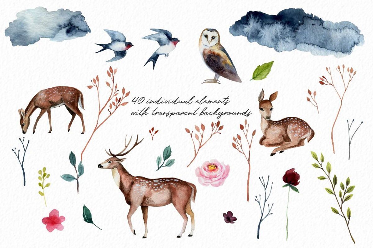 Woodland walk, an Animal Illustration by Youksy (Photo 6 of 10)