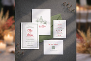 Wedding Invitation Suite Canva bd003, an Invitation Template by TyphoonStudio (Thumbnail 1 of 9)