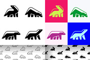 Honey Badger Logo, a Graphic by NataliiaVolyk (Thumbnail 1 of 6)