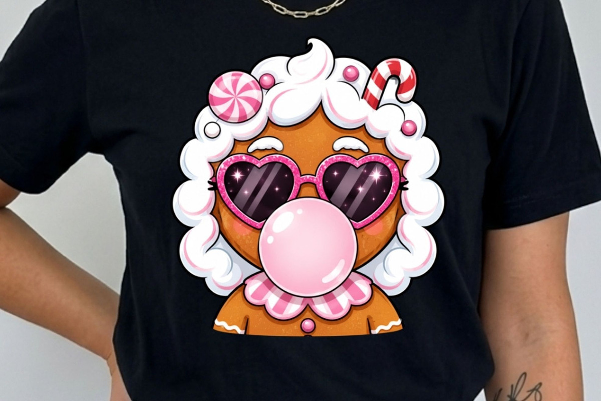 Bubblegum Christmas Clipart Bundle, a Seasonal Illustration by Tanya Kart (Photo 3 of 9)