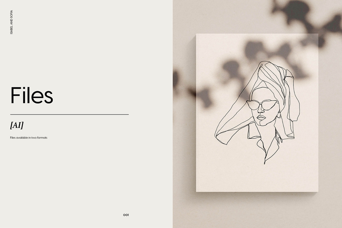 Faces Line Drawings, an Illustration by Whimsy Works (Photo 2 of 4)
