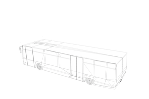 Low Poly City Bus