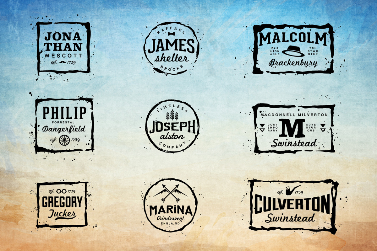 Vintage Logo and Grunge Logo, a Branding & Logo Template by LogoLabs (Photo 2 of 4)