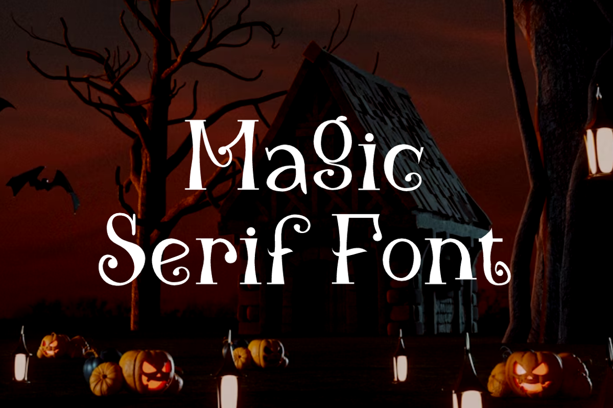 Remond Casper - Magic Halloween Font, a Serif Font by Iqsiart Studio (Photo 4 of 7)