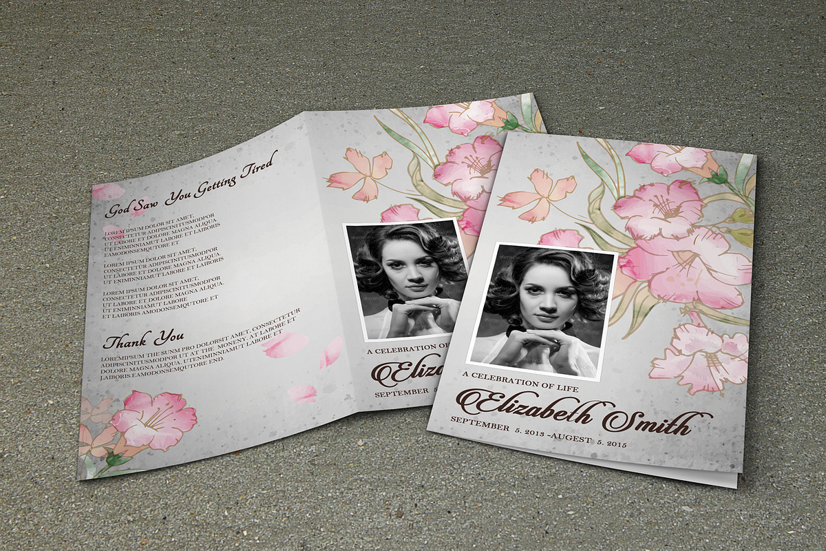 Funeral Program Template-V355, a Brochure Template by Template Shop (Photo 1 of 5)