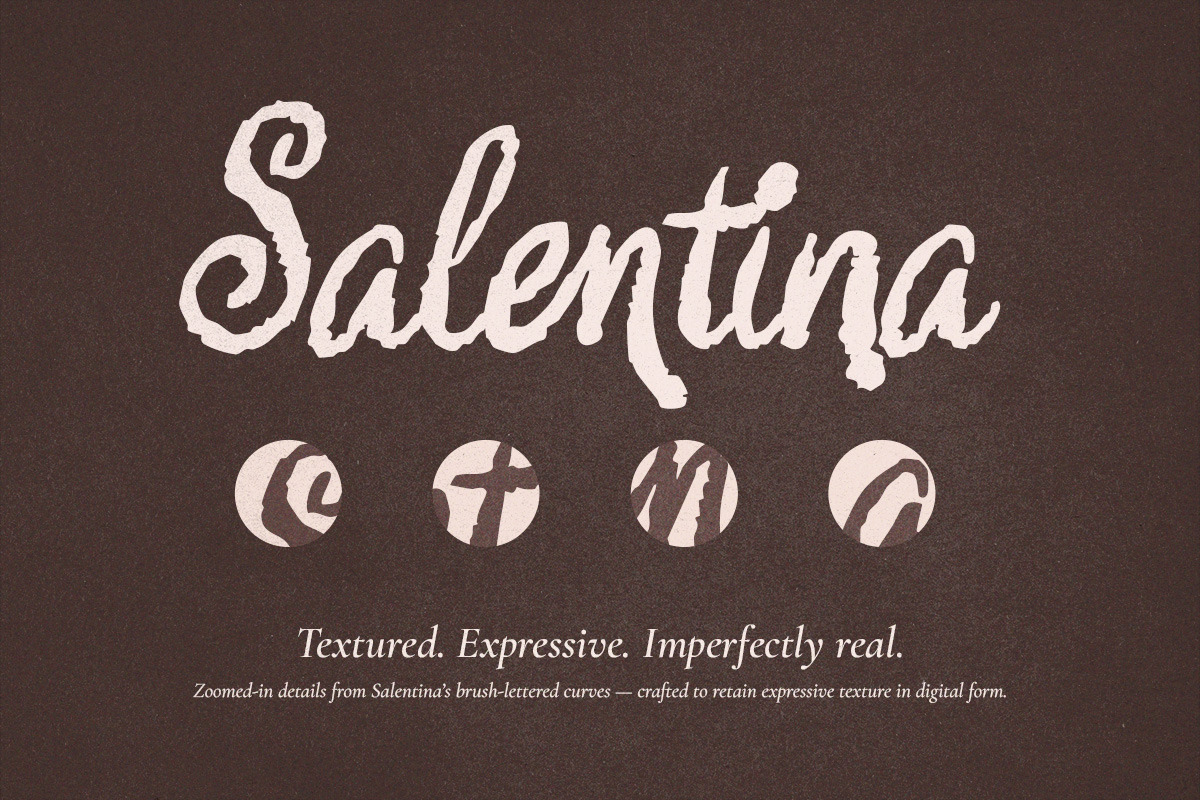 Salentina Rustic Script, a Script Font by Littlehand (Photo 6 of 11)