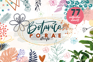 Botanica Watercolour Stamp Brushes