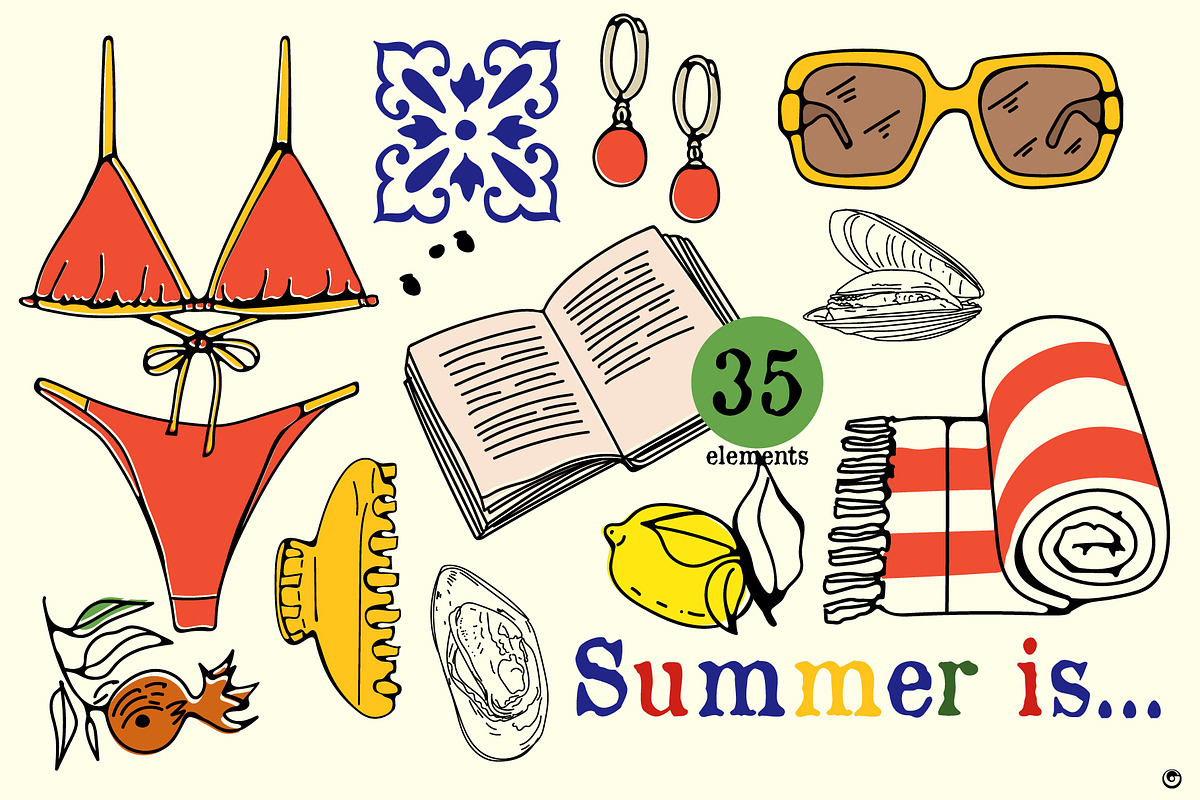 Summer is.., an Object Illustration by Olillia (Photo 3 of 5)