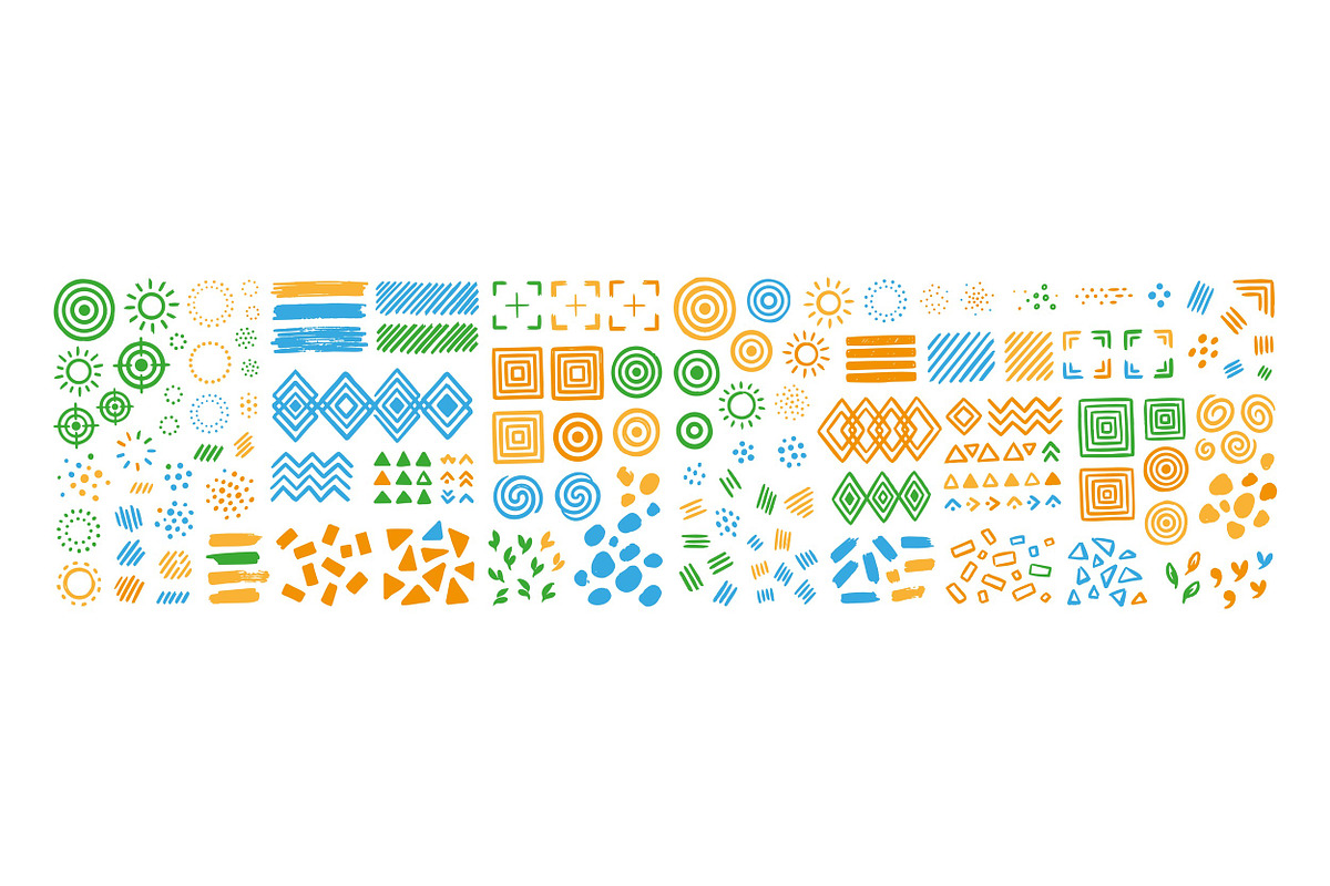 Abstract Geometric Shape Pack, an Illustration by designvectx (Photo 3 of 3)