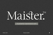 Maister//Display Serif, a Serif Font by Dora Typefoundry (Thumbnail 20 of 20)