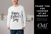 Classic Black Father's Day Clipart, an Illustration by NadiaTheronArt (Thumbnail 5 of 5)