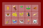 Brazil Festival Culture 3D Icons, a Work Illustration by twinstd (Thumbnail 6 of 6)