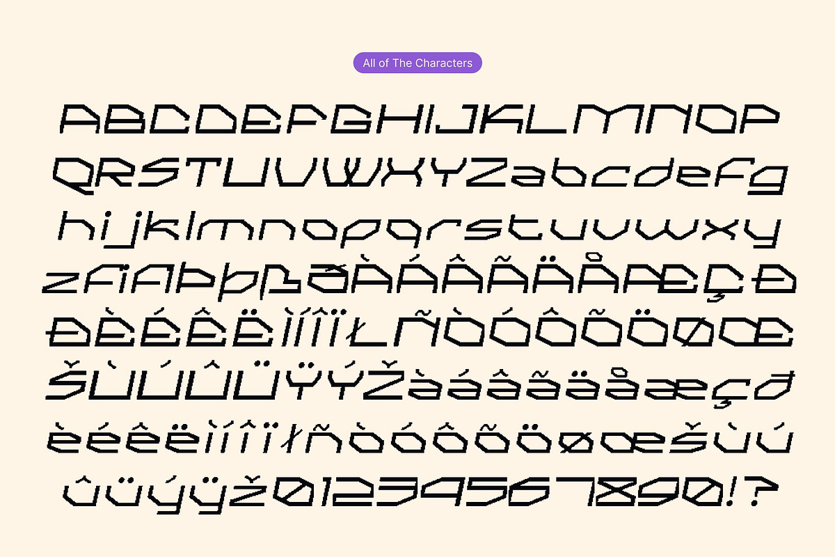 Gefalent Pixel, a Sans Serif Font by Craft Supply Co. (Photo 8 of 8)