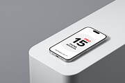 iPhone 15 Mockup, an iPhone Mockup by Mockupia (Thumbnail 4 of 9)