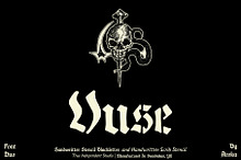 Vuse Blackletter Stencil