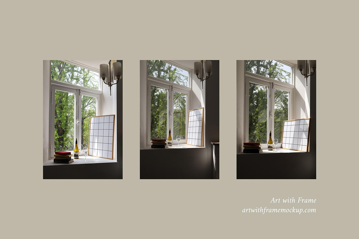 Window Serenity - Frame Mockup, a Product Mockup by ArtwithFrame (Photo 4 of 5)