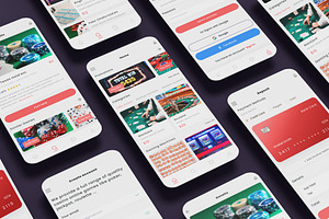 Casino Online, Poker Game App Ui Kit