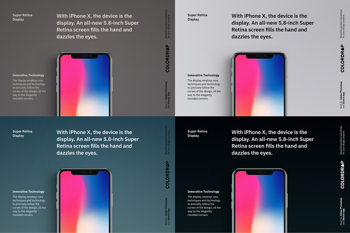 Colordrop: 50+ UI Gradients Bundle, a Texture Graphic by Nice, Very Nice (Photo 3 of 13)
