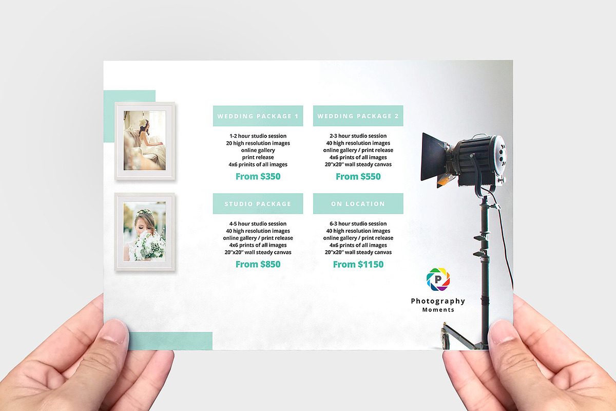 Wedding Photography Templates Pack 2, a Flyer Template by BrandPacks (Photo 9 of 18)