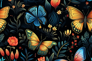 12 Seamless butterflies and flowers, a Pattern Graphic by ZaaxPrintables (Thumbnail 4 of 7)