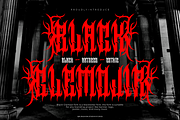 Black Glemojir - Medieval Font, a Blackletter Font by QR Design Studio (Thumbnail 1 of 9)