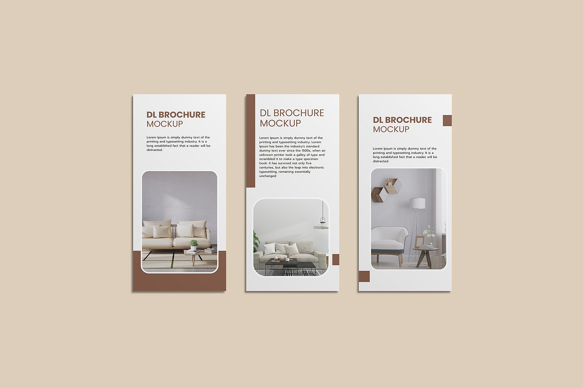 DL Brochure Mockup, an Advertising Mockup by zuhraabdullah (Photo 11 of 11)