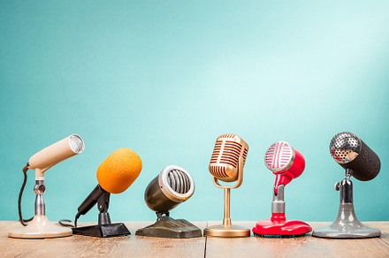 Retro microphones