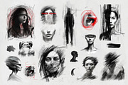 Drawing art: strokes, scribble, line, an Object Graphic by YuHusar (Thumbnail 7 of 16)