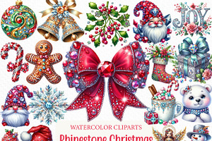 Rhinestone Christmas Sublimation, an Illustration by Craft Nest