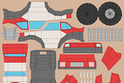 Cartoon Racing Car Pack Low Poly, a Cars & Vehicle 3D Model by Low Poly Lab (Thumbnail 17 of 20)